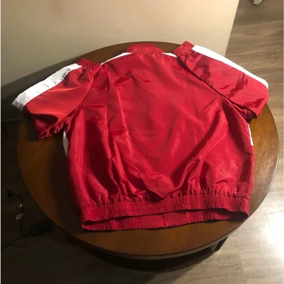 NWT Fashion Nova Brooklyn Track Set - Red/White XXL - Picture 7 of 14